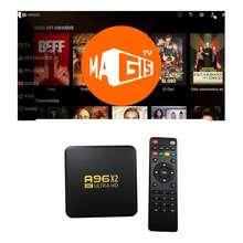 A96X2 MAX Smart TV Box, Android 11, Decodificador de TV 4K con Internet, Reproductor Multimedia, Wi-Fi 2.4G, Cine en Casa de Cuatro Núcleos - Negro - Ver 2