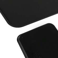 Plastic Fast Food Trays, Cafeteria Trays, 4 Pack Serving Trays (Black) - Black - 查看 7