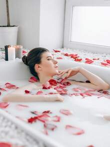 50/150/300/600/3000pcs Natural Dried Rose Petals: Wedding Confetti - Red - View 5