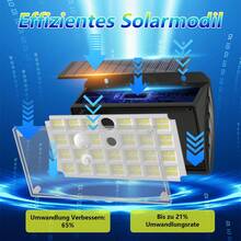 104LED Super Bright Solar Light Dusk To Dawn Solar Security Flood Light Waterproof Outdoor Battery Powered - T-104 - View 9