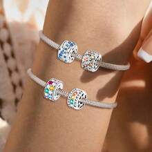 1 Packung bunte Perlen für DIY Armbänder, Halsketten und Schmuckherstellung, Design "Ewige Liebe", geeignet als Geschenk für Frauen und Mädchen - Perlen - Übersicht 2