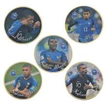 Kylian Mbappe - Football X5  Plated Complete Coin Set In A Display Box - Multicolor - View 2