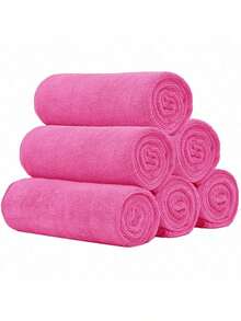 6/12pcs Facial Towel Set, High Absorbency Soft Microfiber Face Towels, Multi-Purpose Washcloth And Hand Towels, Suitable For Bathroom, Hotel, Spa, Gym, Size: 12x12 Inches/12x24 Inches, Multiple Colors Available - Multicolor - View 12