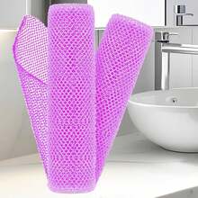 4 Pieces African Net Sponge For Deep Exfoliation – African Net Sponge Authentic, Exfoliating Washcloth, Quick-Drying African Net For Smooth & Glowing Skin - Purple,Purple - View 5