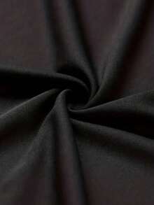 Men's Exclusive! Fixed Hand Seal + Custom Photo Print T-Shirt - Black - View 4