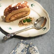 1/4pcs Creative Dragon Scale 3D Pattern 304 Stainless Steel Cutlery Set, Includes Soup Spoon, Dessert Spoon, Coffee Spoon, Suitable For Home, Restaurant, Dormitory Use - Multicolor - View 3