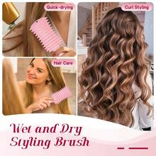 2026 European + UK Professional Curling Hair Brush, Creates Perfect Curly Waves And Spiral Curls, Frizz-Free, Smooth And Easy To Comb, Salon-Level Styling - 2045 - View 8