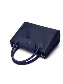 New Women's Handbag, Lightweight And Large Capacity Handbag, Suitable For Daily Commuting And Short Distance Travel - Blue - View 4