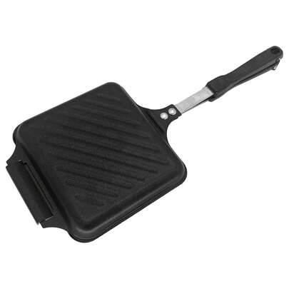 Double Sided Non-Stick Frying Pan - Sandwich Panini Maker Multifunctional Breakfast Pan