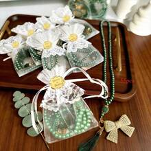 定制节日念珠蕾丝袋，节日礼物，定制念珠，伊斯兰婚礼礼物，节日迎婴派对礼物，订婚礼物，阿奇卡仪式礼物，定制亚克力姓名牌，个性化亚克力礼物，定制亚克力婚礼礼物，儿童生日亚克力装饰，派对上衣 - 彩色 - 查看 19