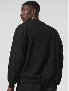 Alo Yoga Accolade Crew Neck Pullover Unisex - màu đen - Xem 7
