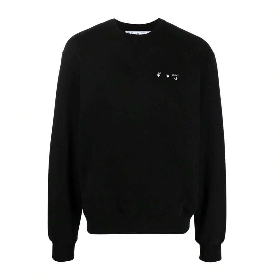 Off-White Caravag Paint Slim Crewneck Mens - màu đen - Xem 1