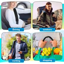 [4 Unidades]Protectores Suaves para Cinturón de  de Coche, Almohadillas Antirozaduras - Universal para Autos, Furgoneta - A - Ver 5