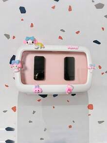 SANRIO Hello Kitty 防震浴室壁挂式手机支架 防水浴室手机壳 懒人防水触屏手机壁挂支架 适用于浴室和卫生间 情人节礼物 - 彩色 - 查看 6