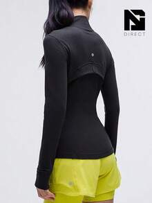 Lululemon Define Jacket Luon Black-For Yoga Gym Running-Sweat-Wicking-Yoga-All Seasons Sport-Spring/Summer-Autumn/Winter-Back To School- Easter Gift - 黑色 - 查看 3