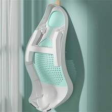 1pc Adjustable Infant/Toddler Foldable Bath Tub With Non-Slip Bathing Basin, Suitable For Bathing And Bottom Cleaning - Multicolor - View 4