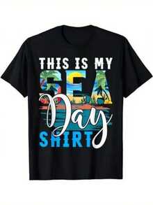 Men Outdoor Tees & Tanks - Black - View 1