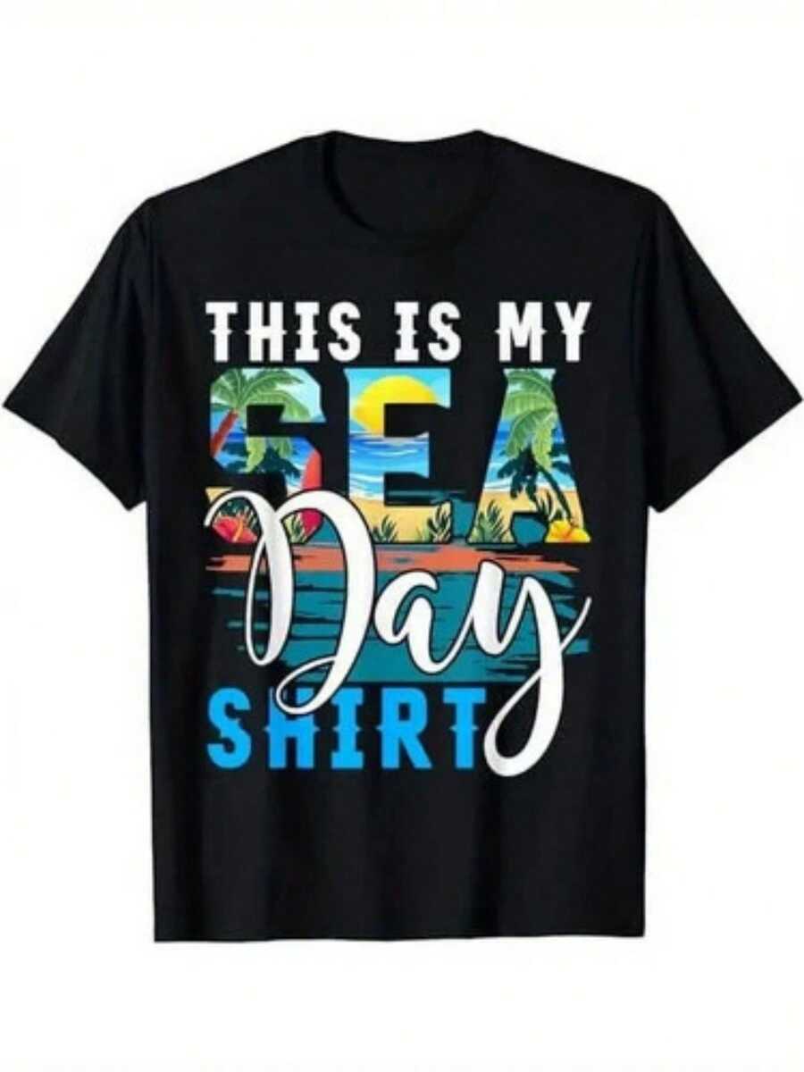 Men Outdoor Tees & Tanks - Black - View 1