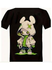 Men T-Shirts - Black - View 2