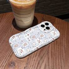 Cute Bears And Food Adorable Pattern Repeating Light Blue. This Stylish Phone Case Is Compatible With Samsung, Apple, , , , Transsion, ,  And Honor. Made Of TPU Silicone, It Offers Shock And Drop Protection And A Superior Feel. It's An Ideal Gift For Family, Friends, And Loved Ones, And A Perfect Choice For Valentines Day And Year's Gift,Phone Case, Case, 17 Pro Case, Case,Phone Cases, 16 Case, 17 Case, 15 Case, 17 Pro Max,Phone Case  15, 16 Plus Case, 14 Case,White Phone Case,Case - 白色 - 查看 7