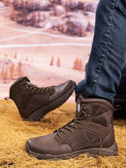 2025 New Lightweight High-Top Breathable Anti-Slip Anti-Sand Outdoor Hiking Boots For Men, Men High-Top Outdoor Camping Black Hiking Shoes, Breathable Comfortable Hiking Boots, Training Combat Boots, Super Light Winter Outdoor High-Top Combat Tactical Boots For Men Special Forces, Trekking Ankle Boots Men Size 39-47