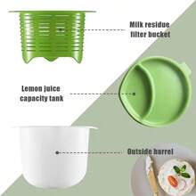 Cheesemaking Kit, Includes Mold Set, Tofu Press With Drainage, And User-Friendly Supplies For Homemade Cheese, Including Green Cheese Mold Press - Multicolor - View 7