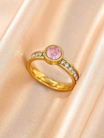 1pc Adjustable 18K Gold-Plated Stainless Steel Star & Moon Multi-Layer Open Ring, Suitable For Women's Daily Decoration Or Gift