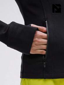 Lululemon Define Jacket Luon Black-For Yoga Gym Running-Sweat-Wicking-Yoga-All Seasons Sport-Spring/Summer-Autumn/Winter-Back To School- Easter Gift - 黑色 - 查看 5