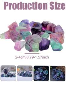 QYDCX 0.1/0.5/1 Lb Bulk Natural Rough Crystal Stones, Suitable For Polishing, Wire Wrapping, Witchcraft, Reiki, Meditation, Etc. - Multicolor - View 6
