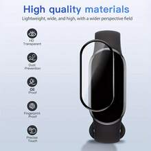 6pcs/Set Mi Band 10 Screen Protector, High-Definition Transparent 3D Curved Soft Film, Waterproof PMMA Material - Scratch-Resistant, Easy To Install - 6 PCS Transparent - View 4