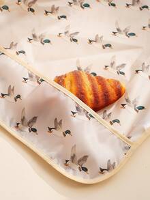 1件装防水围兜，婴儿幼儿喂食围裙，大口袋用餐罩衫，适合6-36个月宝宝 - 彩色 - 查看 2