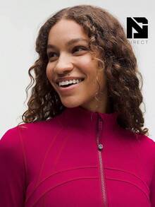 Lululemon Define Jacket Nulu Rumble Berry-For Yoga Gym Running-Sweat-Wicking-Yoga-All Seasons Sport-Spring/Summer-Autumn/Winter-Back To School- Easter Gift - Berry Rumble - 查看 4