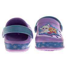 Disney Frozen Elsa And Anna Girls Shoes, EVA Clogs, Water Shoes - Kids Pool And Beach Sandals, Lavender And Slate Slip-On (Toddler Sizes 5-10, Little Kid Sizes 11-12) - LAVENDER - View 6
