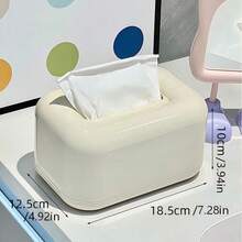 Desktop Tissue Box, Living Room Napkin Holder, Creative Storage, Coffee Table Tissue Box, High-End Decorative Item - Multicolor - View 2