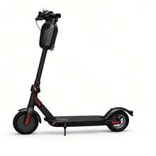 Patinete elétrico dobrável 350W Potente Com led via bluetooth até 25km/h - Preto - Visão 8