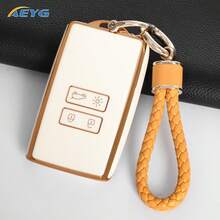 NEW TPU Car Key Cover Case Fob For Renault Captur Megane Talisman Espace Clio Zoe Koleos Scenic 4 Arkana Dacia Sandero Card - Renault a - View 3