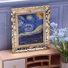 Mini paysage forestier réaliste Marguerite Peinture à l'huile Modèle Décoration, Accessoire de peinture de décoration murale miniature pour la maison, Décoration de maison de poupée, Pièces DIY de scène miniature, DIY de scène miniature pour la maison, Cadeau de collection pour les passionnés et les enthousiastes - Multicolore - Voir 6