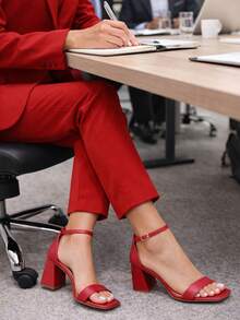 Women Heeled Sandals - 紅色 - 查看 6