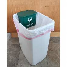 Gre1en Compost Bin Container For Hanging On Kitchen Trash Container - Qty1Compost - View 3