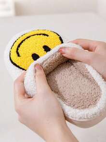 秋冬季室内毛绒拖鞋，保暖厚底蓬松家居拖鞋 - 多色 - 查看 6