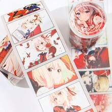 1 Roll, Creative Japanese-Style Planner Tape, Anime-Themed DIY Planner Tape Stickers, Journal Card Crafting, Scrapbook Embellishments - Peach Magic - View 11