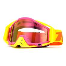 TendenciaGoglesss Motocross Gafas De Esquí Tacticos Anti NieblaCalidad premium - Amarillo-rojo - Ver 2