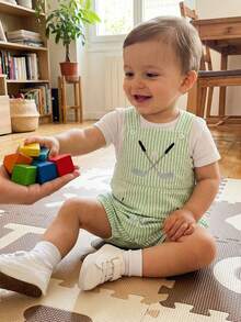 Baby Boys Rompers - Emerald - View 7