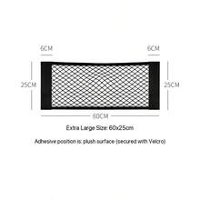 Lưới đựng đồ trong cốp xe, túi lưới có khóa dán, phụ kiện đựng đồ ô tô. - Lưới lưu trữ - Xem 15
