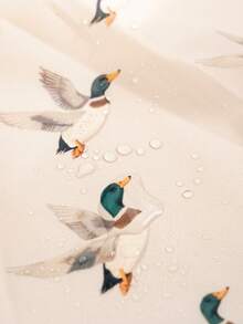 1件装防水围兜，婴儿幼儿喂食围裙，大口袋用餐罩衫，适合6-36个月宝宝 - 彩色 - 查看 5