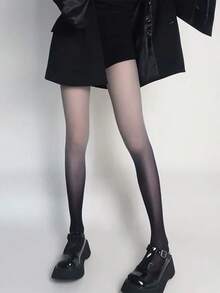 1PC Gradient Tights For Women | Y2K E-Girl Sexy Pantyhose | Anime Style - Multicolor - View 4