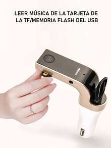 1 Pieza Bluetooth Transmisor Fm Auto Manos Libres Cargador Usb G7 - G7 - Ver 6