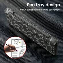 Galaxy ZFold3/ZFold4/ZFold5/ZFold6/ZFold7 Phone Case, Full Body Protection Shockproof Case With Stylus Pen, R Letter Print Series, Side Pen Slot Design, Fashionable Versatile Protective Cover - Multicolor - View 5