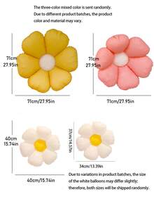 20/10/5/1個向日葵鋁箔氣球，粉色、白色、黃色雛菊氣球，生日、婚禮、週年紀念、求婚、情人節裝飾，適用於室內和室外使用，隨機發貨顏色 - 彩色 - 查看 11