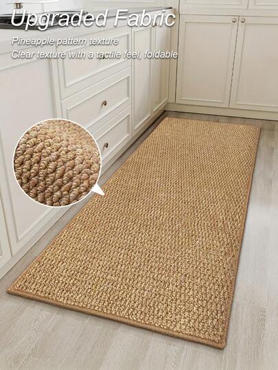 1pc Brown Rectangular Pineapple Pattern Carpet, Minimalist Comfortable Nordic Style Hallway Runner Rug, Entryway Bedroom Lightweight Luxury Home Decor Carpet, Pet-Friendly Indoor Living Room Bedroom Rug
